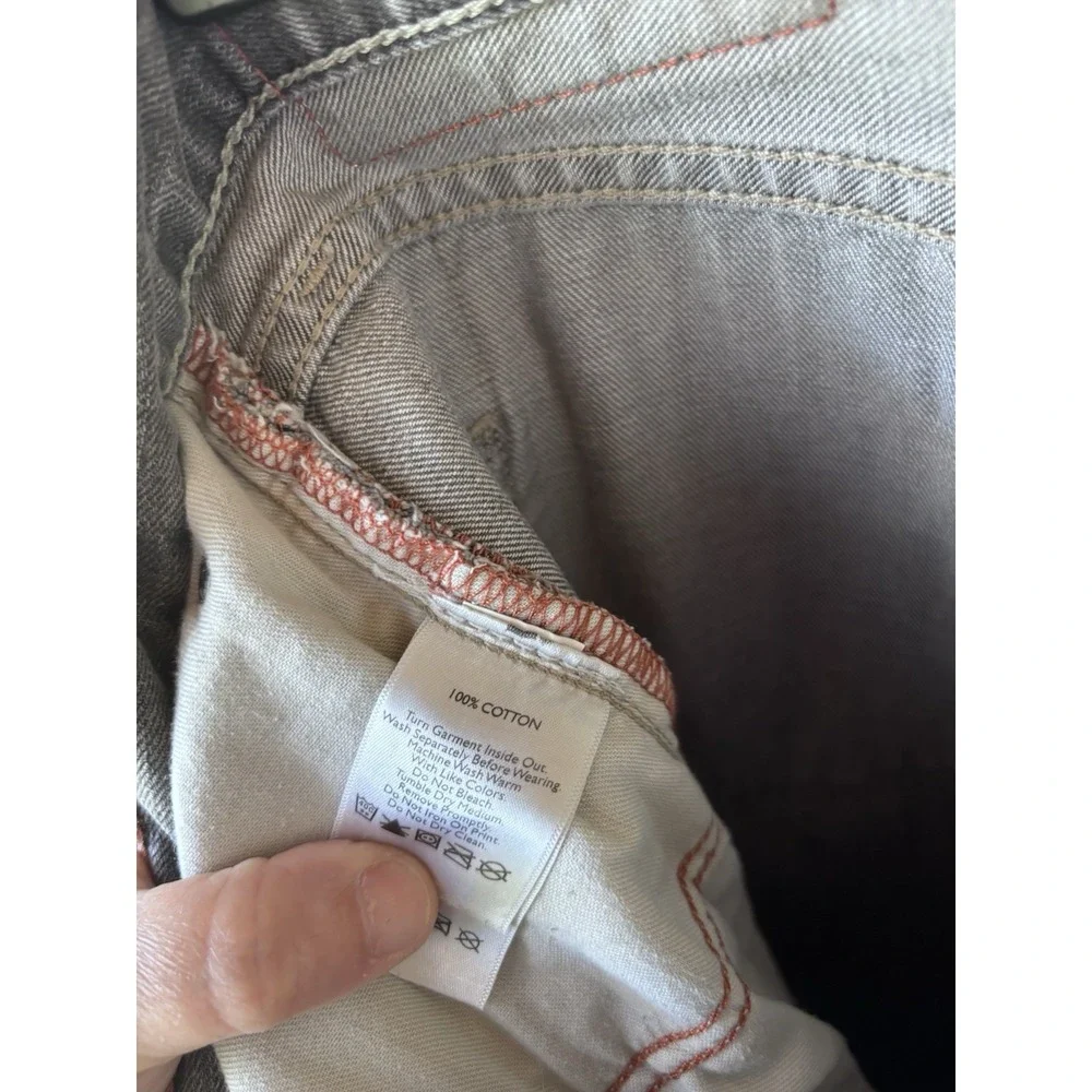 Eddie Bauer Men's 34x34 Gray Straight Fit Denim Jeans 100% Cotton